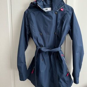 Helly Hanson Size M Navy Blue with Pink Accents